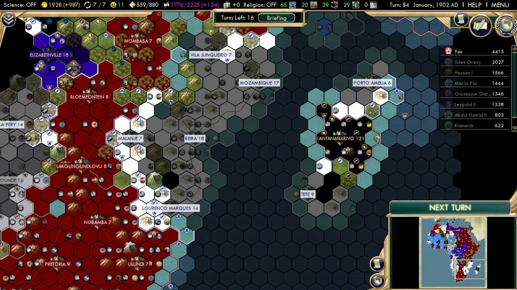 Civilization 5 Scramble for Africa Rhodes Colossus Steam Achievement Way north