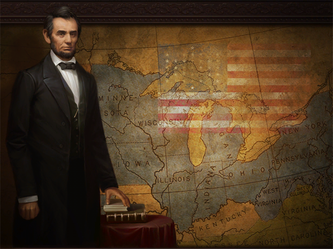 Civilization 5 American Civil War Scenario Abraham Lincoln
